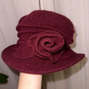SOLD    ⭐️Vintage Scala collezione, Cloche Hat, Wool
